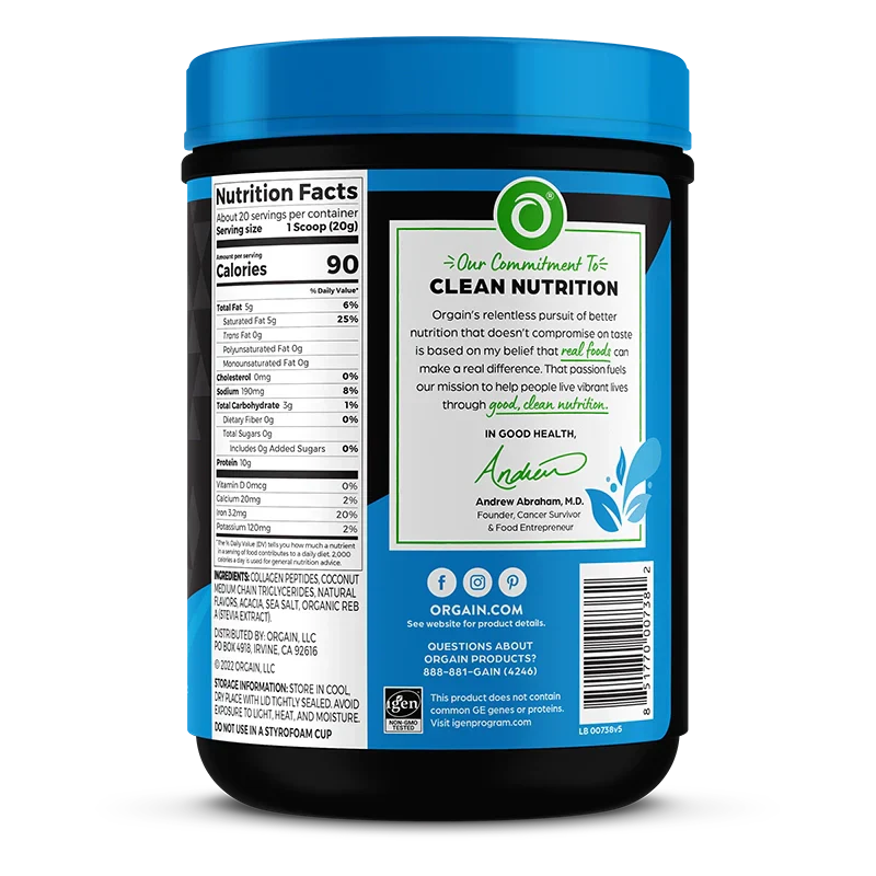 Keto Collagen Protein Powder - Vanilla