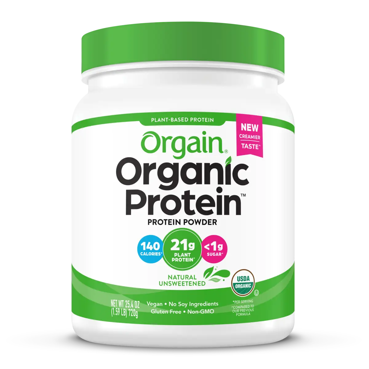 Organic Protein? Plant Based Protein Powder - Natural Unsweetened