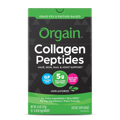 Grass Fed Pasture Raised Collagen Peptides 25 Ct Stick Pack