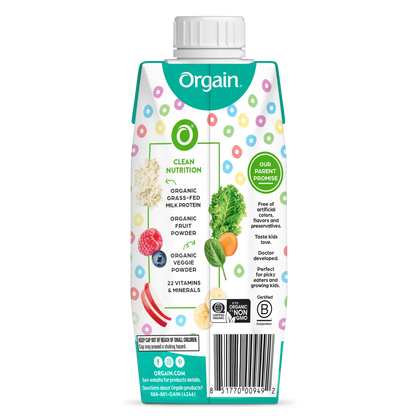 Kids Protein Organic Nutrition Shake - Fruity Cereal